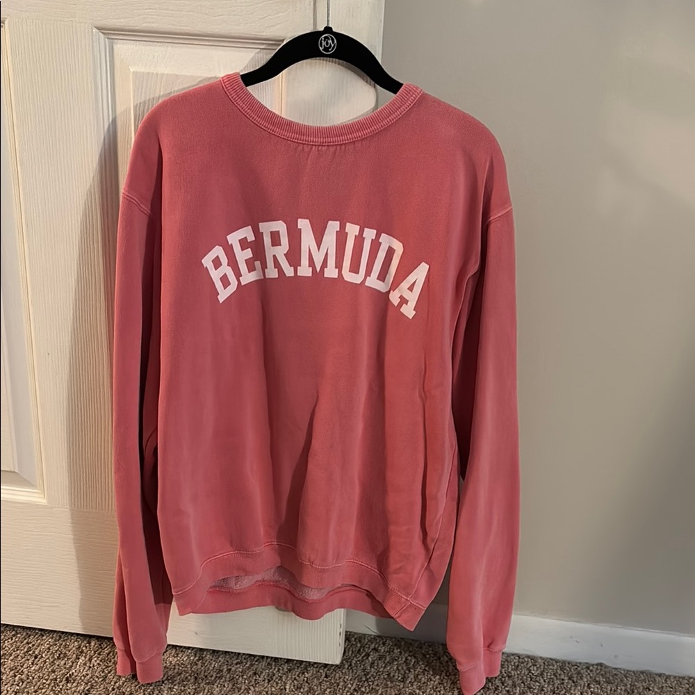 Bermuda Women's Pink Sweatshirt